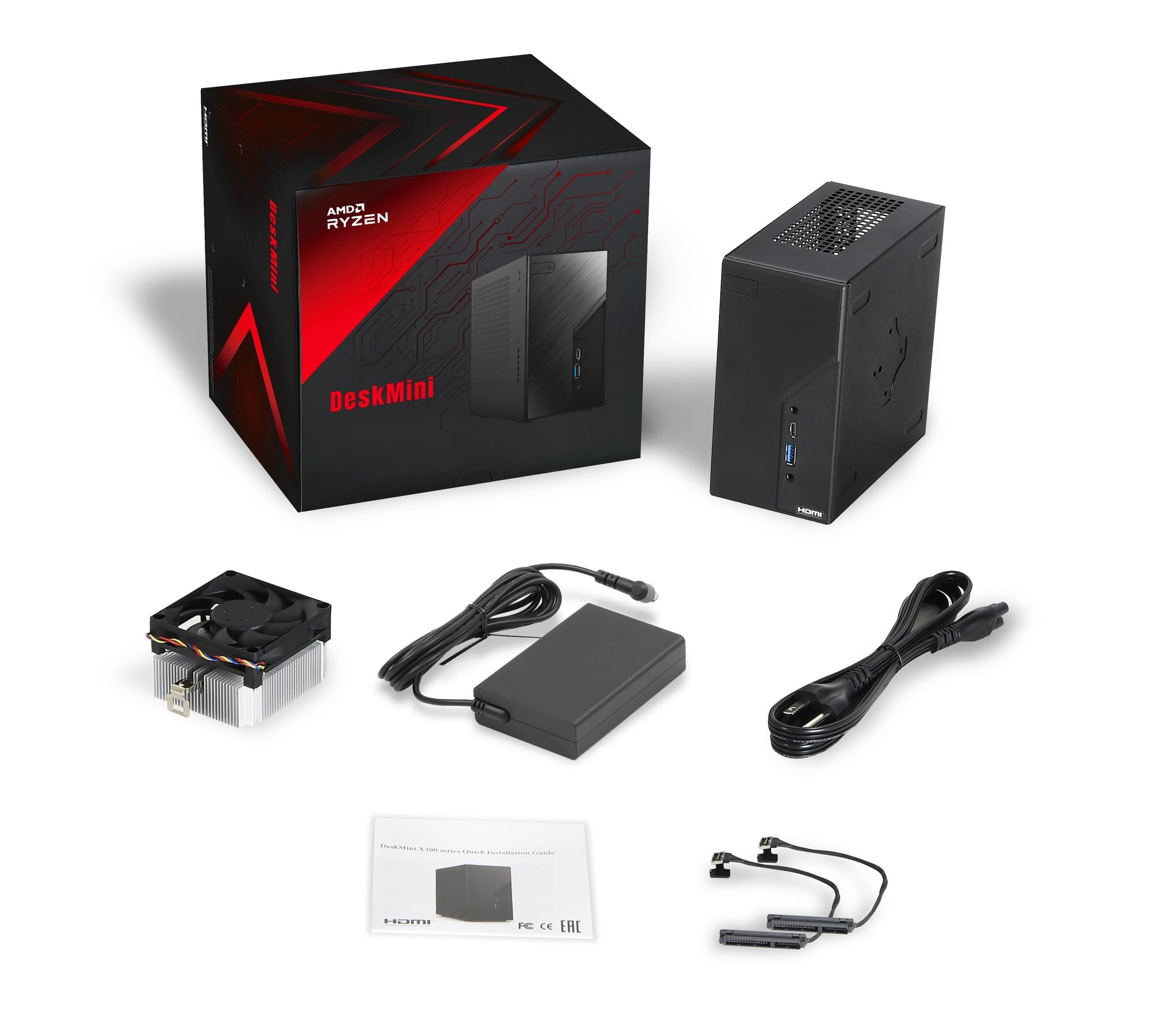 Amazon.co.jp: ASRock Mini PC ベアボーンキット DeskMini X300/2.5G/B
